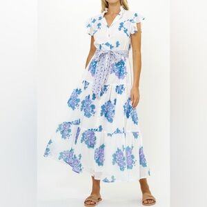 OLIPHANT
RUFFLE COLLAR BUTTON MAXI